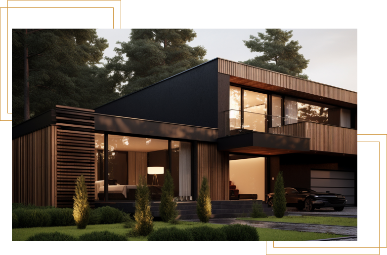 Budynek nowoczesny mieszkalny